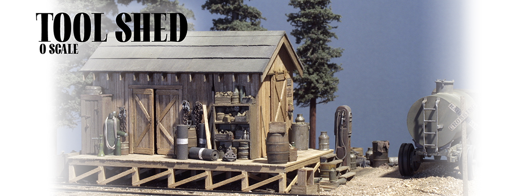 SierraWest Scale Models O Scale Tool Shed